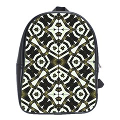 Abstract Geometric Modern Pattern  School Bag (xl) by dflcprints