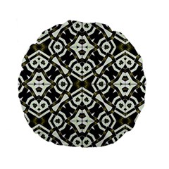 Abstract Geometric Modern Pattern  15  Premium Flano Round Cushion  by dflcprints