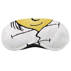 Happy Heart Flying Raster Illustration02 Sleeping Mask by dflcprints