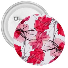 Floral Print Swirls Decorative Design 3  Button by dflcprints