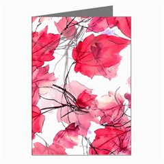 Floral Print Swirls Decorative Design Greeting Card (8 Pack) by dflcprints