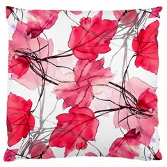 Floral Print Swirls Decorative Design Large Cushion Case (two Sided)  by dflcprints