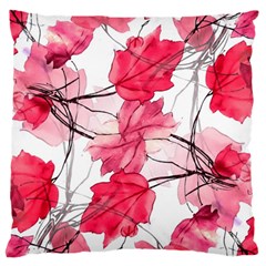 Floral Print Swirls Decorative Design Standard Flano Cushion Case (two Sides) by dflcprints