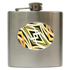 Art Print Tribal Style Pattern Hip Flask by dflcprints