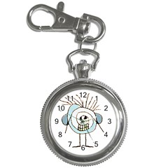 Cute Weird Caricature Illustration Key Chain Watch by dflcprints