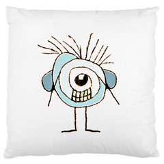 Cute Weird Caricature Illustration Standard Flano Cushion Case (two Sides) by dflcprints