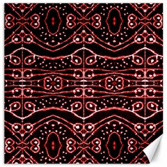 Tribal Ornate Geometric Pattern Canvas 12  X 12  (unframed) by dflcprints