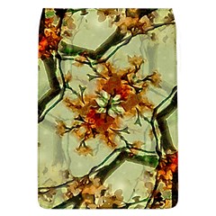 Floral Motif Print Pattern Collage Removable Flap Cover (large) by dflcprints