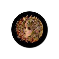 Organic Planet Drink Coaster (round) by icarusismartdesigns