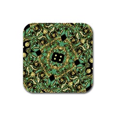 Luxury Abstract Golden Grunge Art Drink Coasters 4 Pack (square) by dflcprints