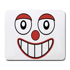 Happy Clown Cartoon Drawing Large Mouse Pad (rectangle) by dflcprints