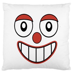 Happy Clown Cartoon Drawing Standard Flano Cushion Case (one Side) by dflcprints