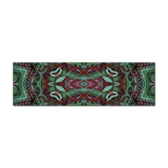 Tribal Ornament Pattern In Red And Green Colors Bumper Sticker 100 Pack by dflcprints