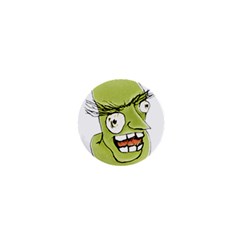 Mad Monster Man With Evil Expression 1  Mini Button by dflcprints