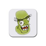 Mad Monster Man with Evil Expression Drink Coaster (Square) Front