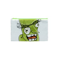 Mad Monster Man With Evil Expression Cosmetic Bag (xs) by dflcprints