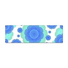 Retro Style Decorative Abstract Pattern Bumper Sticker by dflcprints