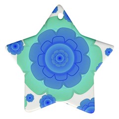 Retro Style Decorative Abstract Pattern Star Ornament (two Sides) by dflcprints