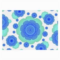 Retro Style Decorative Abstract Pattern Glasses Cloth (large, Two Sided) by dflcprints