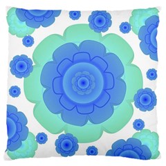 Retro Style Decorative Abstract Pattern Large Cushion Case (two Sided)  by dflcprints