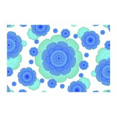 Retro Style Decorative Abstract Pattern Double Sided Flano Blanket (mini) by dflcprints