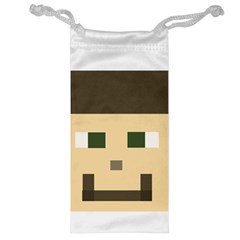 Custom Block Head Jewelry Bag by BlockCrafts