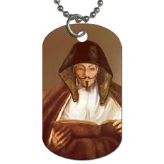 Anonymous Reading Dog Tag (two-sided) 