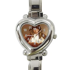 Anonymous Reading Heart Italian Charm Watch  by AnonMart