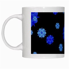 Floral Print Modern Style Pattern  White Coffee Mug by dflcprints