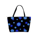 Floral Print Modern Style Pattern  Large Shoulder Bag Back