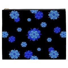 Floral Print Modern Style Pattern  Cosmetic Bag (xxxl) by dflcprints