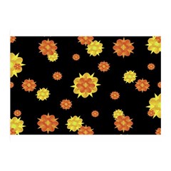 Floral Print Modern Style Pattern  Double Sided Flano Blanket (mini) by dflcprints