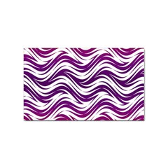 Purple Waves Pattern Sticker Rectangular (10 Pack) by LalyLauraFLM