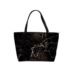 Spider Web Print Grunge Dark Texture Large Shoulder Bag by dflcprints