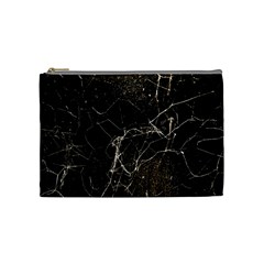 Spider Web Print Grunge Dark Texture Cosmetic Bag (medium) by dflcprints