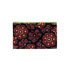 Modern Floral Decorative Pattern Print Cosmetic Bag (XS)