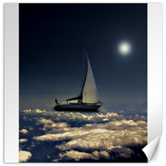 Navigating Trough Clouds Dreamy Collage Photography Canvas 20  X 20  (unframed) by dflcprints