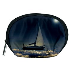 Navigating Trough Clouds Dreamy Collage Photography Accessory Pouch (medium) by dflcprints