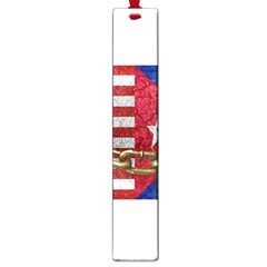 United States And Cuba Flags United Design Large Bookmark by dflcprints