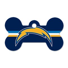San Diego Chargers National Football League Nfl Teams Afc Dog Tag Bone (two Sided) by SportMart