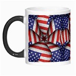 Modern Usa Flag Pattern Morph Mug Left