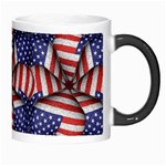 Modern Usa Flag Pattern Morph Mug Right