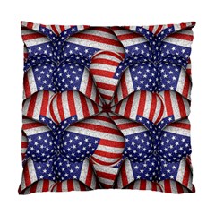 Modern Usa Flag Pattern Cushion Case (two Sided)  by dflcprints