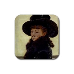 Kathleen Anonymous Ipad Drink Coaster (square) by AnonMart