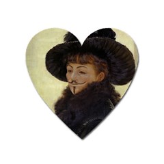 Kathleen Anonymous Ipad Magnet (heart) by AnonMart