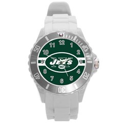 New York Jets National Football League Nfl Teams Afc Plastic Sport Watch (large) by SportMart