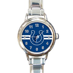 Indianapolis Colts National Football League Nfl Teams Afc Round Italian Charm Watch