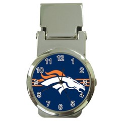 Denver Broncos National Football League Nfl Teams Afc Money Clip With Watch by SportMart