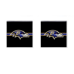 Baltimore Ravens National Football League Nfl Teams Afc Cufflinks (square) by SportMart