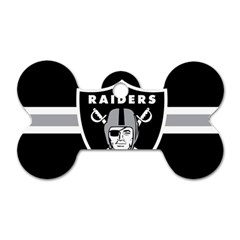 Oakland Raiders National Football League Nfl Teams Afc Dog Tag Bone (one Sided) by SportMart